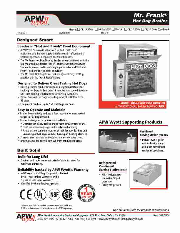 APW Wyott Oven DR-2A 120V-page_pdf